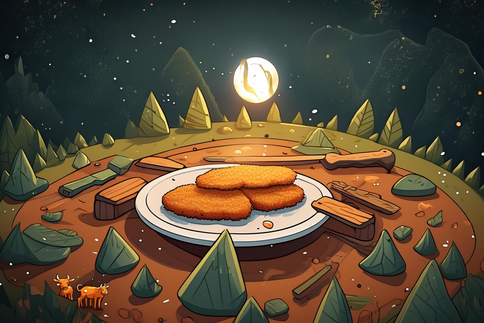 Schnitzel background